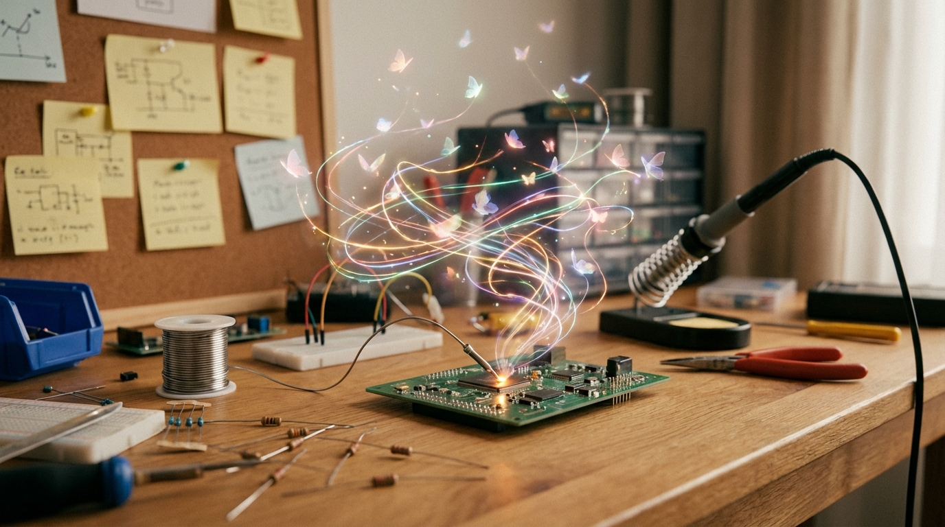 Happy accident workbench image